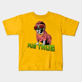 Pug Thug Kids T-Shirt